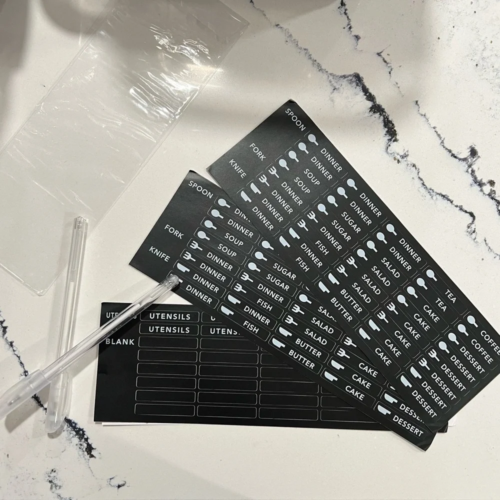 NWT Silverware labels
